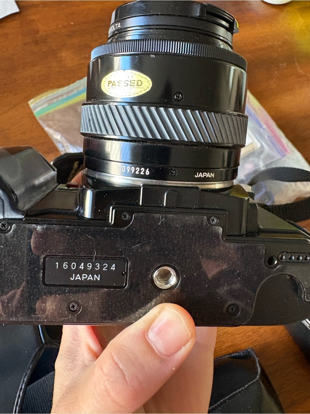 Minolta Maxxum 7000 49mm Film Camera and Accessories